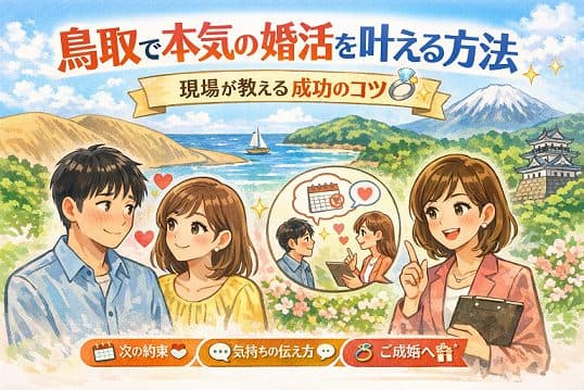鳥取県の婚活事情・婚活成功の秘訣