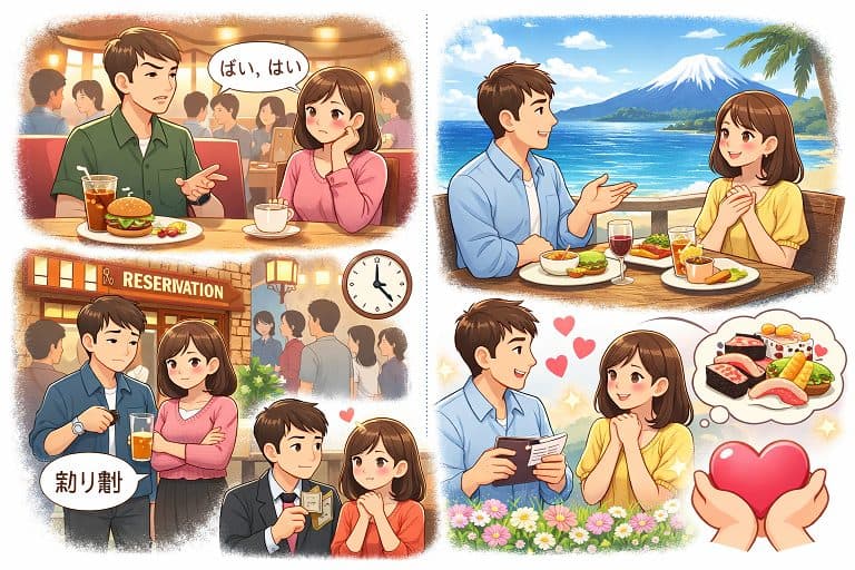 初デートでご縁が終る人、続く人の違い