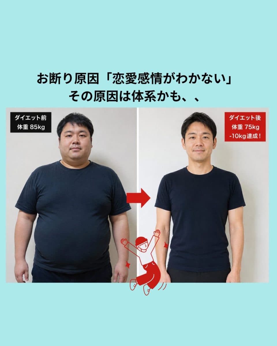 💔「恋愛感情がわかない」と言われてお断りされる男性は意外に多いです。