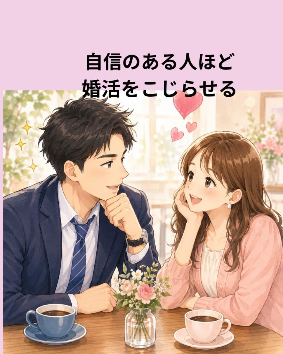 自信のあるひとほど婚活をこじらせる